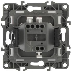 12-1103-04 ЭРА Переключатель, 10АХ-250В, IP20, Эра12, шампань (10/100/3200)