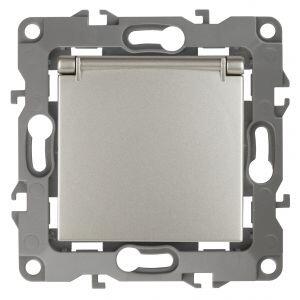 12-2103-15 ЭРА Розетка 2P+E Schuko со шторками с крышкой, 16A-250В, IP20, Эра12, перламутр (10/100/2 12-2103-15 ЭРА Розетка 2P+E Schuko со шторками с крышкой, 16A-250В, IP20, Эра12, перламутр (10/100/2