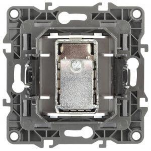 12-3102-06 ЭРА Розетка TV проходная, IP20, Эра12, чёрный (10/100/3200) 12-3102-06 ЭРА Розетка TV проходная, IP20, Эра12, чёрный (10/100/3200)