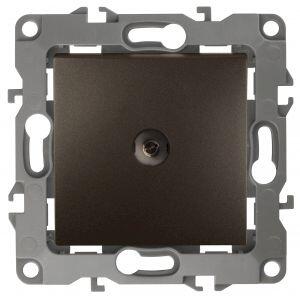 12-3102-13 ЭРА Розетка TV проходная, IP20, Эра12, бронза (10/100/3200) 12-3102-13 ЭРА Розетка TV проходная, IP20, Эра12, бронза (10/100/3200)