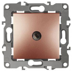 12-3102-14 ЭРА Розетка TV проходная, IP20, Эра12, медь (10/100/3200) 12-3102-14 ЭРА Розетка TV проходная, IP20, Эра12, медь (10/100/3200)
