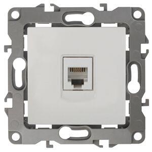 12-3105-01 ЭРА Розетка телефонная RJ11, IP20, Эра12, белый (10/100/3200) 12-3105-01 ЭРА Розетка телефонная RJ11, IP20, Эра12, белый (10/100/3200)