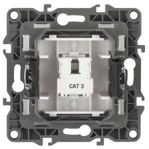12-3105-01 ЭРА Розетка телефонная RJ11, IP20, Эра12, белый (10/100/3200) 12-3105-01 ЭРА Розетка телефонная RJ11, IP20, Эра12, белый (10/100/3200)