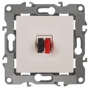 12-3111-02 ЭРА Розетка аудио, IP20, Эра12, слоновая кость (10/100/3200)