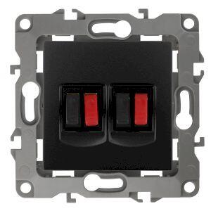 12-3112-05 ЭРА Розетка аудио двойная, IP20, Эра12, антрацит (10/100/3200) 12-3112-05 ЭРА Розетка аудио двойная, IP20, Эра12, антрацит (10/100/3200)