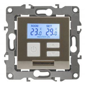 12-4111-04 ЭРА Терморегулятор универс. 230В-Imax16А, IP20, Эра12, шампань (6/60/1200) 12-4111-04 ЭРА Терморегулятор универс. 230В-Imax16А, IP20, Эра12, шампань (6/60/1200)