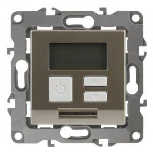 12-4111-04 ЭРА Терморегулятор универс. 230В-Imax16А, IP20, Эра12, шампань (6/60/1200) 12-4111-04 ЭРА Терморегулятор универс. 230В-Imax16А, IP20, Эра12, шампань (6/60/1200)