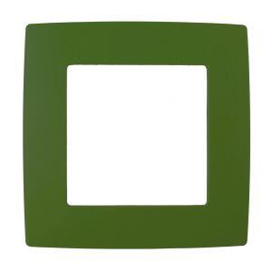 12-5001-27 ЭРА Рамка на 1 пост, Эра12, зелёный (20/200/5000)