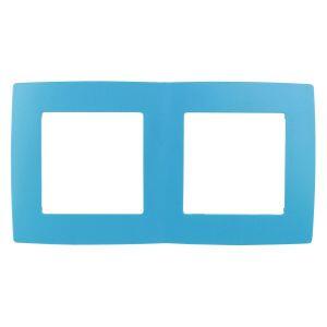 12-5002-28 ЭРА Рамка на 2 поста, Эра12, голубой (10/100/3000) 12-5002-28 ЭРА Рамка на 2 поста, Эра12, голубой (10/100/3000)