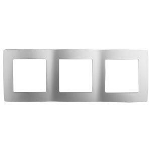 12-5003-03 ЭРА Рамка на 3 поста, Эра12, алюминий (15/150/2400) 12-5003-03 ЭРА Рамка на 3 поста, Эра12, алюминий (15/150/2400)