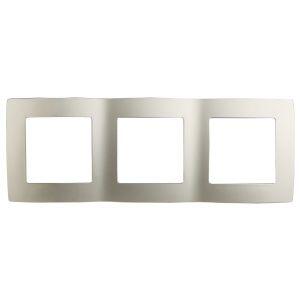 12-5003-04 ЭРА Рамка на 3 поста, Эра12, шампань (15/150/2400)