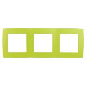 12-5003-26 ЭРА Рамка на 3 поста, Эра12, лайм (15/150/3750)