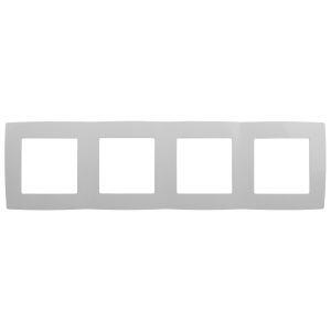 12-5004-01 ЭРА Рамка на 4 поста, Эра12, белый (10/100/1600)