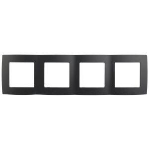 12-5004-05 ЭРА Рамка на 4 поста, Эра12, антрацит (10/100/1600) 12-5004-05 ЭРА Рамка на 4 поста, Эра12, антрацит (10/100/1600)
