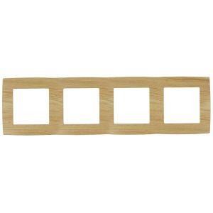 12-5004-11 ЭРА Рамка на 4 поста, Эра12, сосна (10/100/2000)