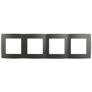 12-5004-12 ЭРА Рамка на 4 поста, Эра12, графит (10/100/2000) 12-5004-12 ЭРА Рамка на 4 поста, Эра12, графит (10/100/2000)