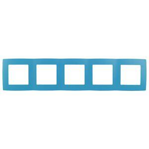 12-5005-28 ЭРА Рамка на 5 постов, Эра12, голубой (10/100/1600)