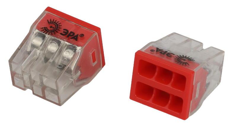 Клемма ЭРА NO-225-361 быстрозажимная 2273-206 компактная 6-проводная 0.2-2.5 мм2 (упаковка 20 шт.) Клемма ЭРА NO-225-361 быстрозажимная 2273-206 компактная 6-проводная 0.2-2.5 мм2 (упаковка 20 шт.)