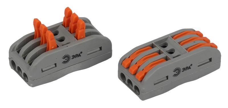 Клемма ЭРА NO-225-450 проходная 222-2413 с рычагами 3 полюса 0.08-2.5/4 мм2 (упаковка 1 шт.) Клемма ЭРА NO-225-450 проходная 222-2413 с рычагами 3 полюса 0.08-2.5/4 мм2 (упаковка 1 шт.)