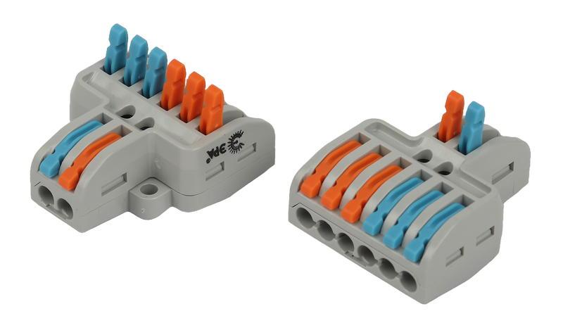 Клемма ЭРА NO-225-458 проходная разветвительная 222-4126 с рычагами 2/6 полюсов 0.08-2.5/4 мм2 (упаковка 1 шт.) Клемма ЭРА NO-225-458 проходная разветвительная 222-4126 с рычагами 2/6 полюсов 0.08-2.5/4 мм2 (упаковка 1 шт.)