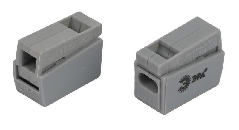 Клемма ЭРА NO-225-411 быстрозажимная 221-112 для светильников 2 полюса 0.5-2.5мм2 (упаковка 50 шт.) Клемма ЭРА NO-225-411 быстрозажимная 221-112 для светильников 2 полюса 0.5-2.5мм2 (упаковка 50 шт.)