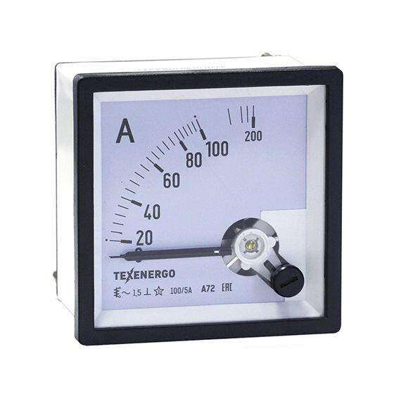 Амперметр А72 ТЕ 100/5А - 1,5 Амперметр А72 ТЕ 100/5А - 1,5