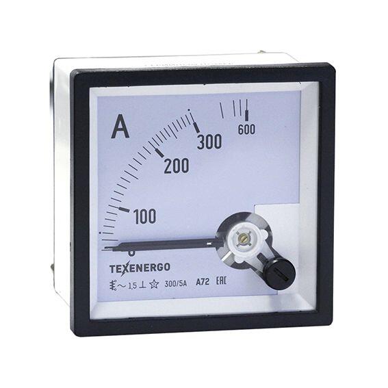 Амперметр А72 ТЕ 300/5А - 1,5 Амперметр А72 ТЕ 300/5А - 1,5