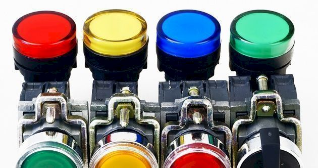 Арматура светосигнальная AD22DS(LED)   36В AC/DC d22  красная  Texenergo