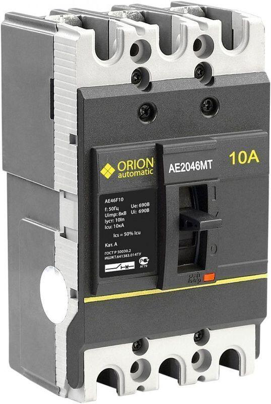 Автоматический выключатель АЕ 2046 МТ-120 10А 690В (с независ. расцепителем) Автоматический выключатель АЕ 2046 МТ-120 10А 690В (с независ. расцепителем)