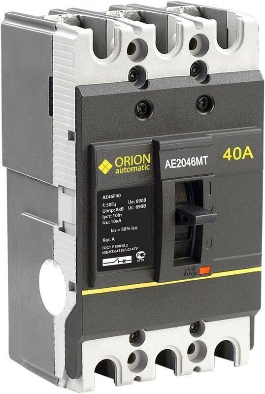 Автоматический выключатель АЕ 2046 МТ (К.С.)  40А    690В (с контактом сигнализации)
