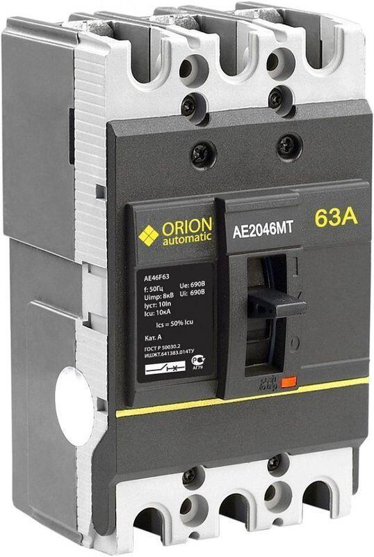 Автоматический выключатель АЕ 2046МТ  63А