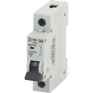 Автоматический выключатель ЭРА PRO NO-902-216 ВА47-29 1Р 40А кривая D 4.5кА