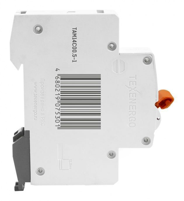 Автоматический выключатель ВА 4729 1п    0,5А 6кА Texenergo хар-ка С