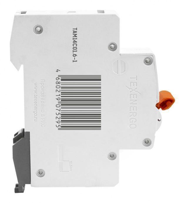 Автоматический выключатель ВА 4729 1п    1,6А 6кА Texenergo хар-ка С