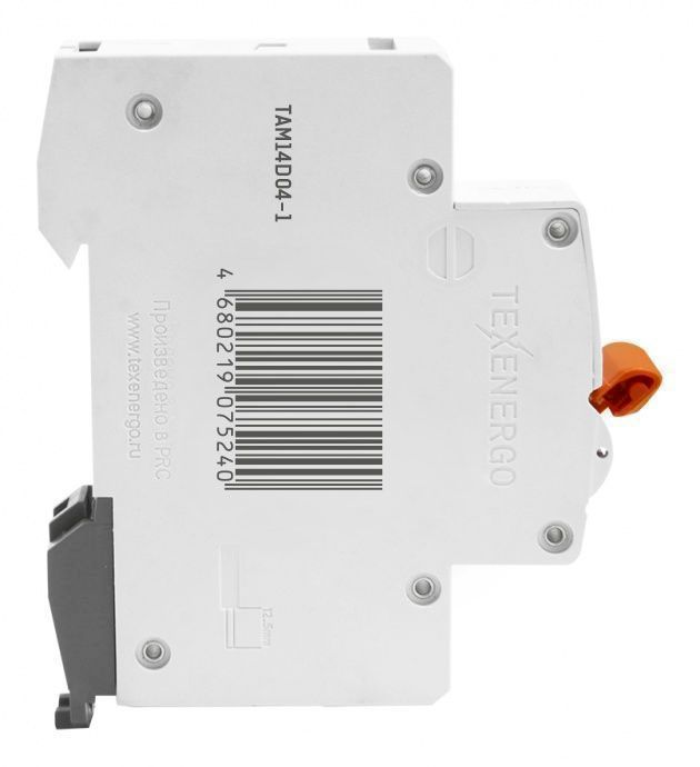 Автоматический выключатель ВА 4729 1п 4А 6кА Texenergo хар-ка D Автоматический выключатель ВА 4729 1п 4А 6кА Texenergo хар-ка D