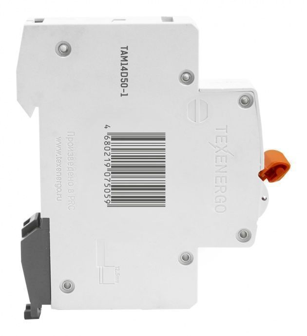 Автоматический выключатель ВА 4729 1п   50А   6кА Texenergo хар-ка D