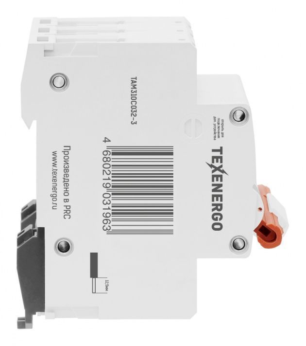 Автоматический выключатель ВА47-100 3п 32А 10кА Texenergo хар-ка С Автоматический выключатель ВА47-100 3п 32А 10кА Texenergo хар-ка С