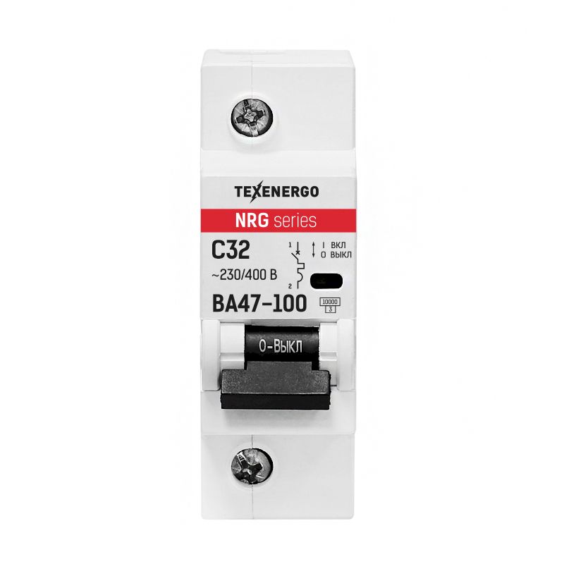 Автоматический выключатель ВА47-100-NRG 1п   32А 10кА хар-ка C