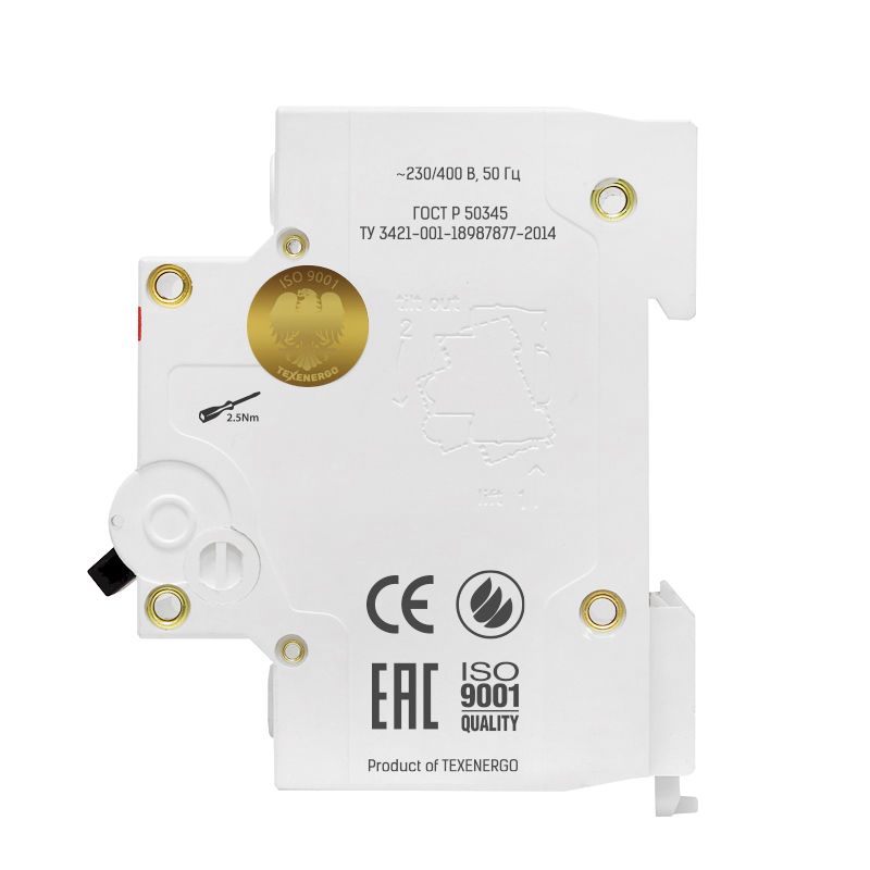 Автоматический выключатель ВА47-100-NRG 3п 125А 10кА хар-ка C