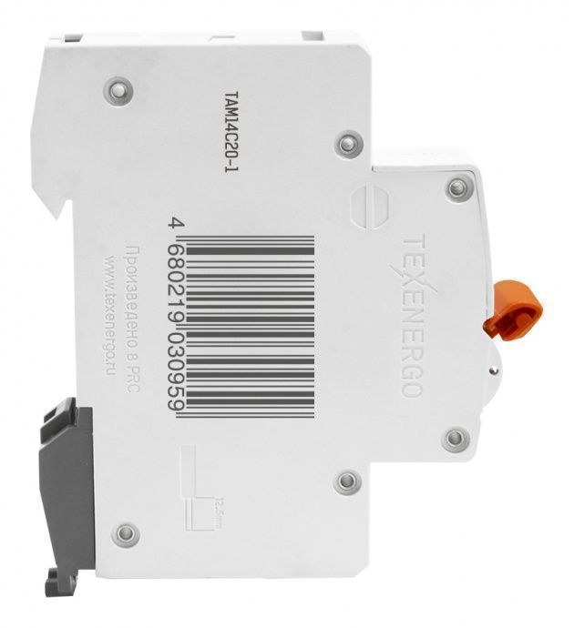 Автоматический выключатель ВА47-29 1п 20А 6кА Texenergo хар-ка С Автоматический выключатель ВА47-29 1п 20А 6кА Texenergo хар-ка С