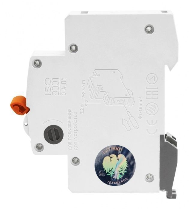 Автоматический выключатель ВА47-29 1п 40А 6кА Texenergo хар-ка С Автоматический выключатель ВА47-29 1п 40А 6кА Texenergo хар-ка С