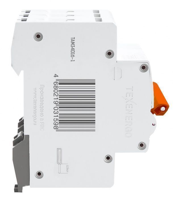 Автоматический выключатель ВА47-29 3п 16А 6кА Texenergo хар-ка D Автоматический выключатель ВА47-29 3п 16А 6кА Texenergo хар-ка D