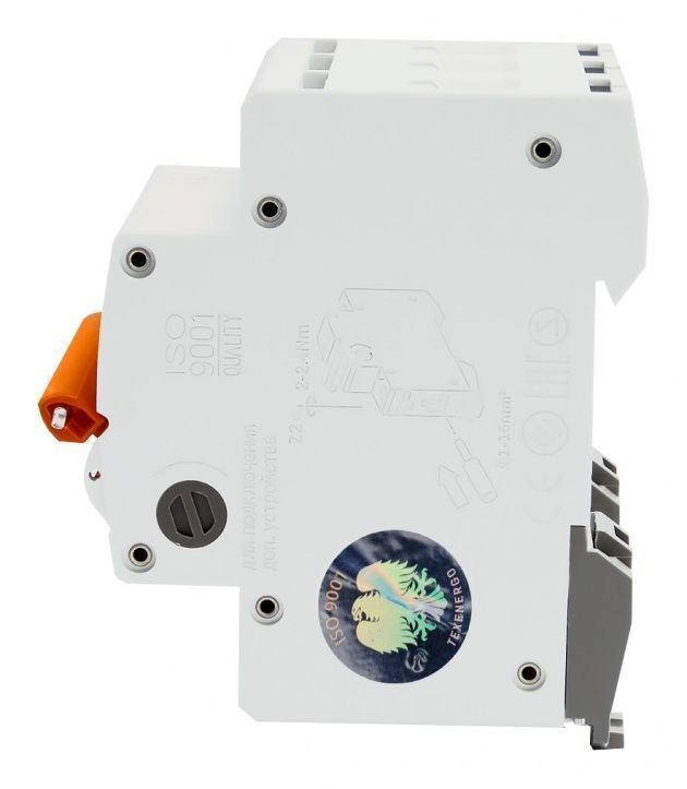 Автоматический выключатель ВА47-29 3п    1А    6кА Texenergo хар-ка D