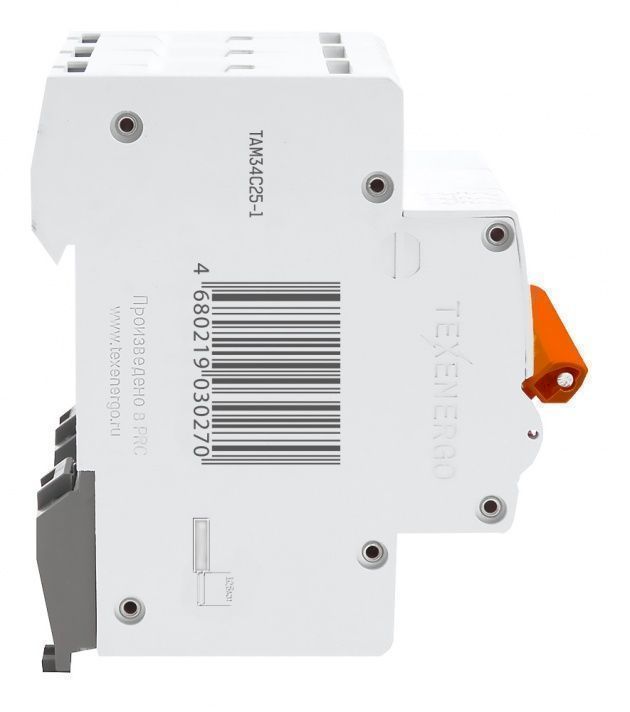 Автоматический выключатель ВА47-29 3п 25А 6кА Texenergo хар-ка С Автоматический выключатель ВА47-29 3п 25А 6кА Texenergo хар-ка С