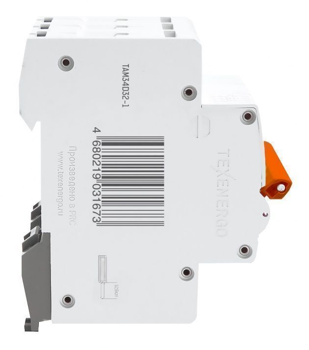 Автоматический выключатель ВА47-29 3п   32А   6кА Texenergo хар-ка D