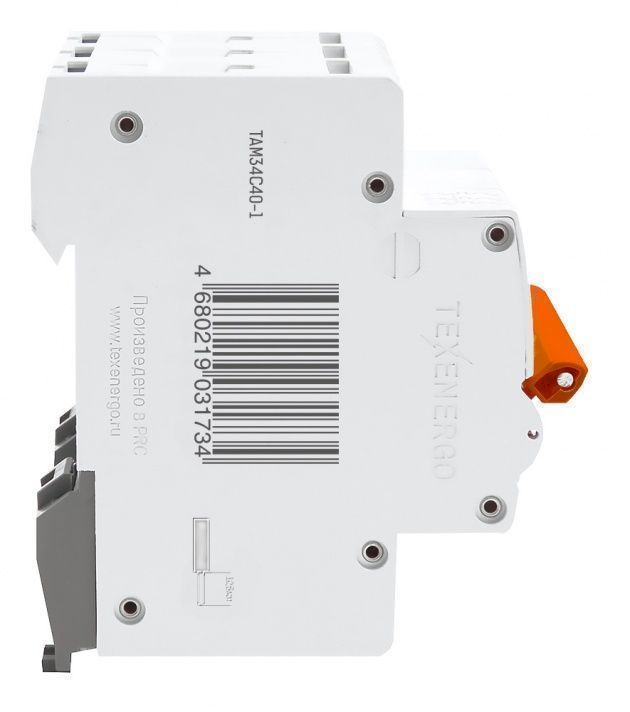 Автоматический выключатель ВА47-29 3п 40А 6кА Texenergo хар-ка С Автоматический выключатель ВА47-29 3п 40А 6кА Texenergo хар-ка С