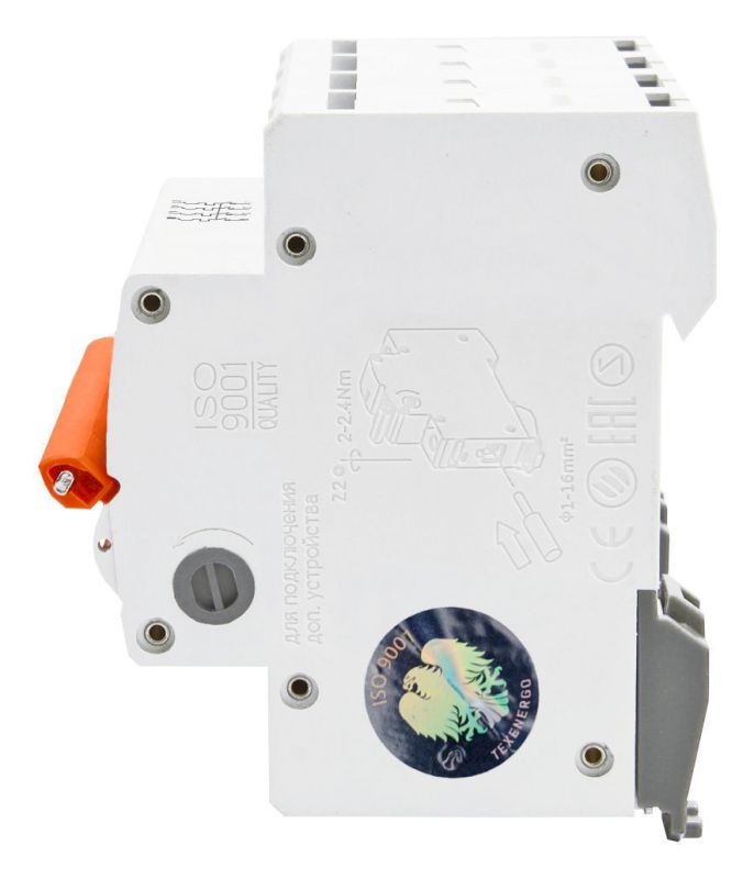 Автоматический выключатель ВА47-29 4п   40А   6кА Texenergo хар-ка С