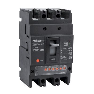 Автоматический выключатель ВА69-33 NM8-160/3P 160А (63А-160А) 50/35кА с электронным расцепителем
