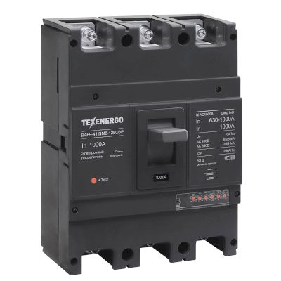 Автоматический выключатель ВА69-41 NM8-1250/3P 1000А (630А-1000А) 65/50кА с электронным расцепителем