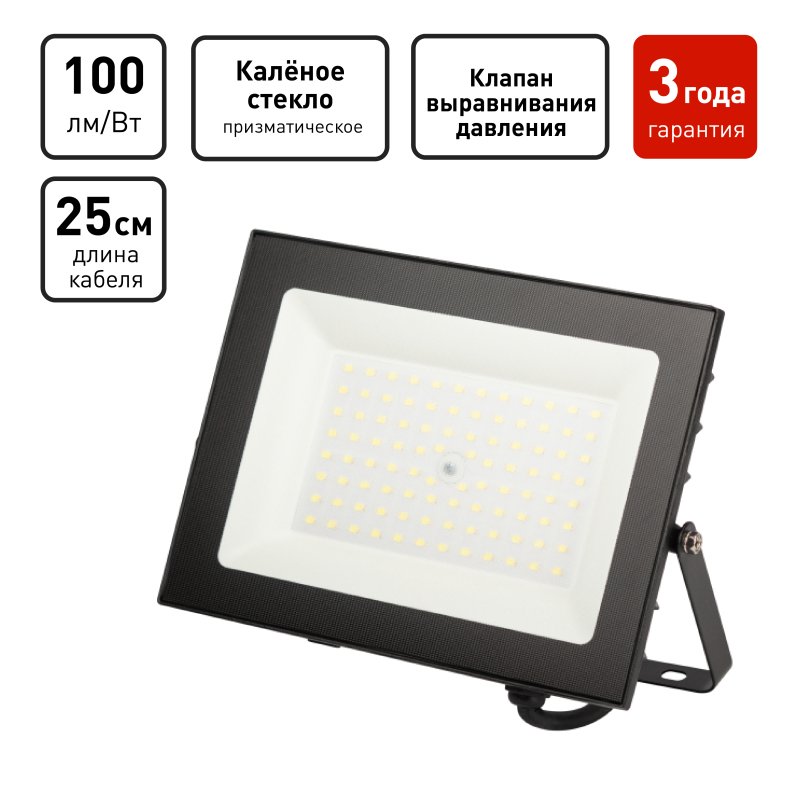 Прожектор светодиодный уличный ЭРА PRO LPR-062-0-65K-070 70Вт 6500К 7000лм IP65 призма Прожектор светодиодный уличный ЭРА PRO LPR-062-0-65K-070 70Вт 6500К 7000лм IP65 призма